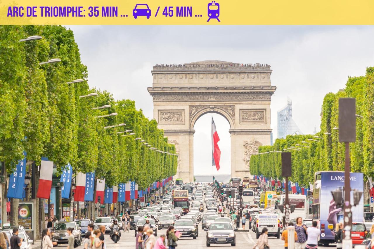 Qhome 1 - Studio Entre Paris Et Disney Вилие-сюр-Марн Екстериор снимка